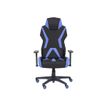 3701338800733-Fauteuil gamer POPER-T - accoudoirs réglables - noir et bleu-P_79438612_3-2