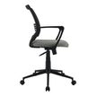 3397702203172-Fauteuil de bureau ICEBERG - accoudoirs fixes - patins et roulettes fournis - noir et gris-P_79438714_3-2