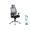 3397703517698-Fauteuil de bureau MANILLE - accoudoirs réglables - appui-tête réglable - noir-P_79438716_1-0