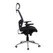 3397703517698-Fauteuil de bureau MANILLE - accoudoirs réglables - appui-tête réglable - noir-P_79438716_4-3