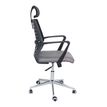3397704690161-Fauteuil de bureau MOLITOR - accoudoirs fixes - appui-tête réglable - noir et gris-P_79438717_3-2