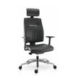 3660916038152-Fauteuil de bureau NOVE+ - accoudoirs réglables - appui-tête réglable - cuir noir-P_79438784_2-1
