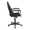 3397702728200-Fauteuil de bureau BOGOTA - accoudoirs fixes - noir avec surpiqûres jaunes-P_79438790_5-4