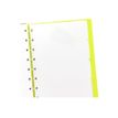 5015142269395-Filofax Saffiano - Carnet de notes à spirale A5 - gris/jaune fluo-P_79438995_4-3