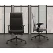 3700339883448-Fauteuil de bureau HENRY - accoudoirs réglables - appui-tête intégré - noir-P_79439071_4-3