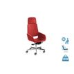 2012349446614-Fauteuil de bureau AITA - accoudoirs intégrés - appui-tête intégré - cuir rouge, pièt-P_79439415_1-0