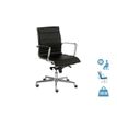 Fauteuil de bureau ACER+2 - dossier bas - accoudoirs fixes - noir