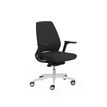 2012349447635-Fauteuil de bureau 4U - accoudoirs en option - noir, base blanche-P_79439466_2-1