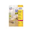 0400794396967-Avery - 1625 Étiquettes amovibles jaune fluo - 38,1 x 21,2 mm - Impression laser - réf L7-P_79439696_1-7