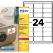 Avery TripleBond Labels L6141 - etiketten - 480 etiket(ten) - 33.9 x 63.5 mm