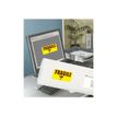 3266550263105-Avery - 350 Étiquettes amovibles jaune fluo - 99,1 x 38,1 mm - Impression laser - réf L72-P_79439753_3-2