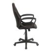 3397702728194-Fauteuil de bureau BOGOTA - accoudoirs fixes - noir avec surpiqûres rouge-P_79439946_5-4