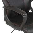 3397702728194-Fauteuil de bureau BOGOTA - accoudoirs fixes - noir avec surpiqûres rouge-P_79439946_7-6