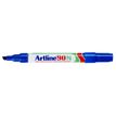Artline 90N - Marqueur permanent - pointe biseau - bleu