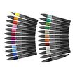 884955063446-ProMarker brush - Trousse 24 marqueurs - double pointe - étudiant designer-P_79440703_5-1