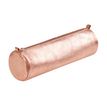 Clairefontaine - Trousse ronde - cuir - cuivre