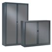 2012349453384-Lot 1 armoire haute + 1 armoire basse monobloc à rideaux - anthracite-P_79440796_1-0