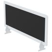 Écran de séparation en polystyrène - H33 x L80 cm - noir
