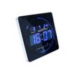 3595560029648-Unilux - Horloge Flo - carrée LED bleue - 28 cm - noir-P_79441165_5-1