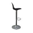 3660141230253-Lot de 2 tabourets haut BOBBA - pied alu - assise noire-P_79441205_1-0