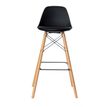 3660141230291-Lot de 2 tabourets haut STEELWOOD - pied hêtre - assise noire-P_79441207_1-0