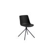 Lot de 2 chaises DN - Pieds spider - noir