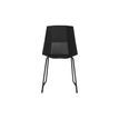 3660141232578-Lot de 2 chaises CUBE - Pieds trapèzes acier noir - assise noire-P_79441230_4-3