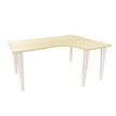 2012349455807-Bureau compact 90° à droite EVIDENCE - Pieds blancs - Plateau imitation érable-P_79441371_1-0