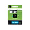 5411313450218-Dymo D1 - Ruban d'étiquettes auto-adhésives - 1 rouleau (12 mm x 7 m) - fond noir écritu-P_79441623_2-5