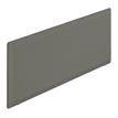 Panneau acoustique avec patine de fixation noir - L140 x 40 cm - Gris
