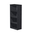 2012349513804-Bibliothèque haute Trend - L80xP35xH180 cm - 3 étagères - imitation frêne noir-P_79441830_1-0