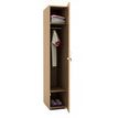 Armoire vestiaire 1 porte - H185 x L33 x P52 cm - Aulne