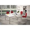 2012349514764-Table de réunion BRIDGE - L160 x H73 x P120 - Pieds gris alu - Plateau blanc-P_79441878_2-1