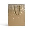 3700481667019-Logistipack - Sac kraft imprimé paillettes poignées torsadées - 26 cm x 12 cm x 32 cm-P_79441964_1-0