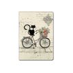 3700572723754-Kiub Bug Art - Carnet de notes A5 - ligné - 60 pages - Chat sur vélo-P_79442210_1-0