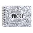 3130630151128-Exacompta Gribouille - Album photos à spirales 23 x 16 cm - 50 pages noires-P_79442621_1-0