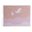 3130630163336-Exacompta Cigogne - Album photos à spirales 32 x 22 cm - 50 pages blanches - rose-P_79442629_1-0