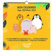 3371010442744-Calendrier à feuilles Kawaii - Septembre à Août - 30 x 30 cm - animaux - Quo Vadis-P_79443187_1-0