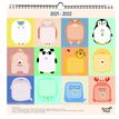 3371010442744-Calendrier à feuilles Kawaii - Septembre à Août - 30 x 30 cm - animaux - Quo Vadis-P_79443187_3-2