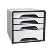 3462159012063-CEP Smoove - Module de classement 4 tiroirs - blanc/noir-P_79443242_4-1