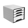 3462159012063-CEP Smoove - Module de classement 4 tiroirs - blanc/noir-P_79443242_5-2