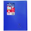 3037929844221-Clairefontaine Koverbook - Cuaderno - grapado - 240 x 320 mm - 24 hojas / 48 páginas - Seyès - transparente, azul marino - p--0