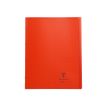 Clairefontaine Koverbook - Cahier polypro 24 x 32 cm - 48 pages - petits carreaux (5x5 mm) - rouge