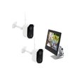 3700224763480-MCL  Kit de vidéosurveillance Wifi -  écran tactile, NVR intégré, 2 caméras + carte Mi-P_79444376_5-1