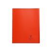 Clairefontaine Koverbook - Cahier polypro 24 x 32 cm - 96 pages - petits carreaux (5x5 mm) - rouge
