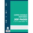 Cambridge - copies doubles - 300 pages - A4 - grands carreaux (Seyes) - perforées