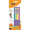 3086123504080-BIC Matic Fun - Pack de 4 porte mines - HB - 0,7 mm - couleurs assorties-P_79445400_3-0
