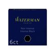 Waterman International 52011 - Inktpatroon - zwart - pak van 6 - voor Expert; Hemisphere; PERSPECTIVE
