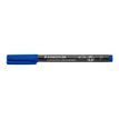 STAEDTLER Lumocolor - Marker - permanent - blauw - 0.6 mm - fijn