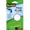 Scotch Invisible dots - Pastilles adhésives : pack de 64 pastilles